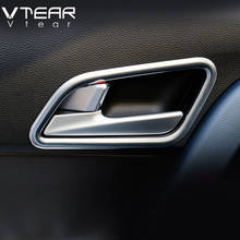 Vtear For Hyundai ix25 Creta Accessories Car Inner door handle trim frame cover ABS Chrome Mouldings car styling 2018 2019 2020 2024 - buy cheap