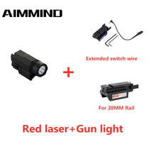 Red Dot Laser Sight Tactical LED Flashlight Combo Hunting Accessories for Pistol Guns Glock 17,19,20,21,22,23,30,31,32 2024 - buy cheap