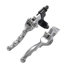 Folding Brake Clutch Lever Set 7/8" For 110 125 140 200cc Pit Dirt Bike Chrome 2024 - buy cheap