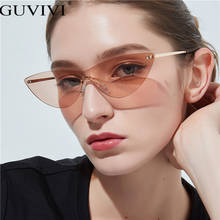 Óculos de sol vintage steampunk para mulheres e homens, óculos escuros retrô sem aro, marca de designer de luxo 2024 - compre barato