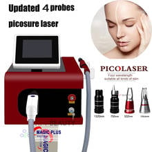 2021 best Nd Yag Laser Pico Laser 1064 532 755 1320 nm Picosecond Laser Tattoo Removal Machine Face Skin Care Tools 2024 - buy cheap