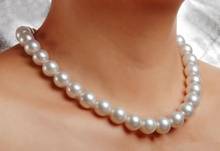 Collar de perlas blancas del Mar del Sur de Australia, joyería noble AAA de 9-10mm, oro de 14 quilates 2024 - compra barato