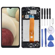iPartsBuy for Samsung Galaxy A12 SM-A125F Original LCD Screen and Digitizer Full Assembly with Frame 2024 - buy cheap