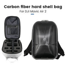 Dji mavic air 2s caixa rígida impermeável bolsa de mão abs mochila de fibra de carbono bolsa de armazenamento dji mavic air 2 acessórios 2024 - compre barato