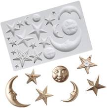 Moon Stars Sun Face Silicone Cake Mold Fondant Mold Home Fondant Tool Dessert Silicone Mold Kitchen Gadgets Cake Decorating Tool 2024 - buy cheap