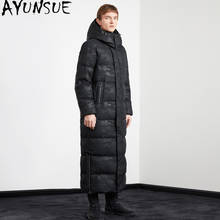 AYUNSUE 2022 new Winter goose down jacket men hooded thick long coat warm jackets for men parkas outerwear puffer jacket KJ6060 2024 - buy cheap