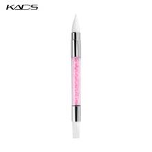 KADS 1pc Nail art Double Heads Gel Engraving Pen Professional Nail Art  Brush For Embossing Beauty Manicure Tools 2024 - buy cheap