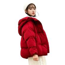 Новинка 2021, зимняя куртка, женская утепленная верхняя одежда, женские куртки с хлопковой подкладкой, Модная парка с капюшоном, Женская куртка, пальто для женщин 2024 - купить недорого