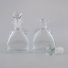 2 garrafas de vidro com difusor vazio transparente 2024 - compre barato