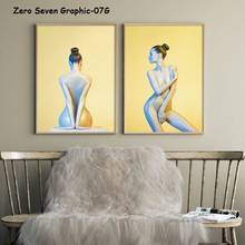 Modern Fashion Nude Body Art Photography Canvas Painting Print Poster Wall Art Pictures For Living Room Home Decoration 2024 - buy cheap