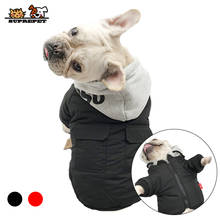 SUPREPET Pet Dog Jacket Winter Dog Clothes for French Bulldog Warm Cotton Dog Winter Coat Clothes for Large Dogs ropa para perro 2024 - купить недорого