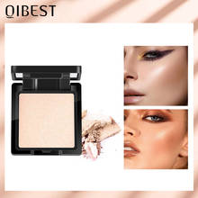 QIBEST Highlighter Bronzer Palette Face Makeup Contour Glow Long Lasting Shimmer Illuminator Highlighter Powder Shining Cosmetic 2024 - купить недорого