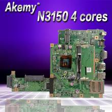 Akemy x453sa placa-mãe do portátil para For Asus x453sa f453s x453s teste mainboard 100% ok n3150 4 núcleos 2024 - compre barato