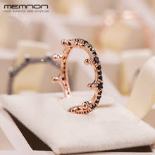 Memnon 2018 NEW 100% 925 silver Rings Enchanted Crown Ring shine gold rings for women anillos wedding bands Female pop Jewellery 2024 - buy cheap