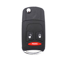WFMJ Flip Keyless Entry Uncut Remote Folding 3 Buttons Key Shell Case Fob for Dodge Caliber Dakota Durango Magnum Nitro Ram 2024 - buy cheap