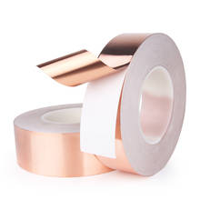 30 Meters Single Side Conductive Copper Foil Tape Strip Adhesive EMI Shielding Heat Resist Tape 5mm 6mm 8mm 10mm 15mm 20mm 30mm 2024 - buy cheap