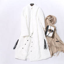 Парка из хлопка, корейское винтажное пальто, женская куртка, зимнее пальто, женская одежда, 2020, теплые длинные топы, Manteau Femme ZT4604 2024 - купить недорого