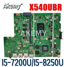 Akemy x540ubr placa-mãe do portátil para asus x540ub x540ubr mainboard testado I5-7200U/I5-8250U 4gb ram 2024 - compre barato