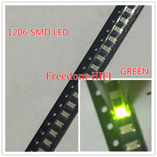 3000pcs 1206 (3216) Yellow Green LED SMD Chip Bulb Lamp Surface Mount SMT Bead Ultra Bright Light Emitting Diode DIY Highlight 2024 - buy cheap