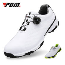 2019 New Arrival PGM Golf Shoes Men Sports Shoes Waterproof Knobs Buckle Breathable Anti-slip Mens Training Sneakers 2024 - buy cheap