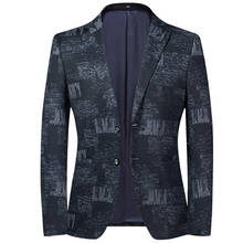 Blazer masculino fino, jaqueta slim, casual, para primavera e outono, 2020 2024 - compre barato