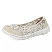 New Arrival Women Flats Summer Spring Breathable Lace Ultra Light Loafers Shoes Woman Anti-slip Flat Sneakers for Women XKD1146 2024 - buy cheap