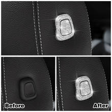 For Mercedes Benz GLB Class GLB220 GLB250 2020 2021 Head Pillow Adjust Switch Button Diamond Trim Crystal Cover 2024 - buy cheap