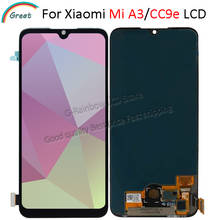 6,39 ''TFT LCD для Xiaomi Mi 9 LCD M1902F1G сенсорный экран дигитайзер сборка Замена для Xiaomi MI9 ЖК-дисплей 2024 - купить недорого