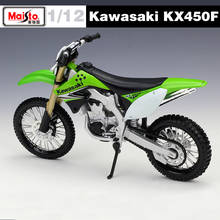 1:12 Maisto Kawasaki KX 450F Металлический Литой мотоцикл коллекционные вещи модель мотоцикл 2024 - купить недорого