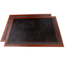 Almohadilla para hornear alfombrilla de silicona antiadherente, herramientas de repostería para hornear, esterilla para masa de gran tamaño para pastel, galleta macarrón zh1 2024 - compra barato