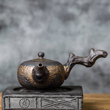 Bule de chá luwu kyusu, bule de chá chinês kung fu 220ml 2024 - compre barato