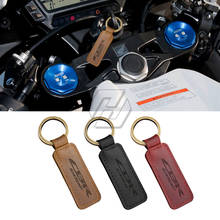 For Honda CBR600F CBR 600F Motorbike Key Motorcycle Keychain Cowhide Key Ring 2024 - buy cheap