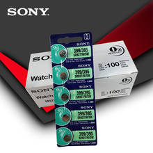 Sony-100% Original 100, SR927SW 395, SR927W, LR927, AG7, 399 V, para reloj, SR927SW 1,55, botón de guitarra, hecho en Japón, 395 unidades 2024 - compra barato