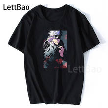 Camiseta de Anime japonés Jujutsu Kaisen para hombre, camiseta divertida de dibujos animados, Tops Kawaii de verano, camisetas gráficas de Gojo Satorui 2024 - compra barato