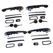 4 Pieces Full Set Car Exterior Door Handle for VW for Golf for Jetta 1982-1992 2024 - buy cheap