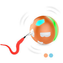 Умный электрический автоматический вращающийся прыгающий шар со светодиодной подсветкой для кошек и собак, интеллектуальная игрушка-тизер «сделай сам» с Usb-зарядкой 2024 - купить недорого