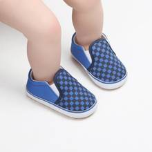 Baby Soft Sole Crib Shoes Girls Boys Canvas Casual Sneakers Infant Boy Girl Plaids First Walker Toddler Anti-Slip 0-18 Months 2024 - buy cheap