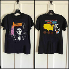 Hot Rare Michael Jackson Bad Tour 1988 T-Shirt. Summer Cotton O-Neck Short Sleeve Mens T Shirt New S-3XL 2024 - buy cheap