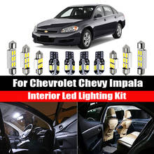 13x Canbus Error Free LED Interior Light Kit Package for 2006-2013 Chevrolet Chevy Impala accessories Map Dome Trunk License 2024 - buy cheap