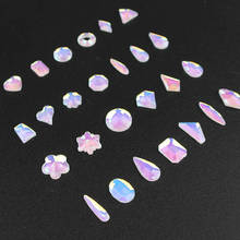 Hot sale Mocha light Nail Art Rhinestones 27 styles Fancy Crystals 30/100Pcs For 3D Nail art decoration Free shipping 2024 - buy cheap