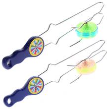 Colorful LED Flashing Magic Rail Rolling Flywheel YO-YO Ball Toy For Kids Gifts,Cute Creative Yoyo Toys Kids Adult Toy 2024 - купить недорого