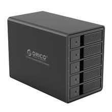 Orico-estação de encaixe para disco rígido externo 9558u3 3.5 partes sata para usb3.0, 5gbps e 80tb max, plugue eu 2024 - compre barato