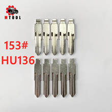 10pcs/lot Uncut Flip lishi HU136 #153 KD Remote Key Blade VVDI Blank For Renault Megan Dacia Clio Duster Replacement Key 2024 - buy cheap