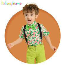Roupas para bebê menino 3 peças verão roupas infantis moda coreana camisa de manga curta + shorts butique infantil conjunto de roupas bc1183 2024 - compre barato