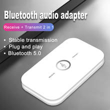 Transmissor e receptor de áudio, bluetooth 5.0, aprimorado, dongle de música 3.5mm 3.5, aux, usb, adaptador sem fio para carro, pc, tv, fone de ouvido 2024 - compre barato