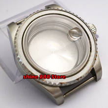 40mm case sapphire glass solid stainless steel case back fit ETA2836 NH35 NH36 Mingzhu DG2813 3804 Miyota8205 8215 821A movement 2024 - buy cheap