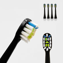 4pcs For Soocas X3 Toothbrush Heads Foodgrade Bristle For Soocare Soocas X5 X3 X1 Anti-dust Cap Replacement Electric Brush Heads 2024 - buy cheap