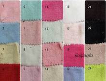 Tecido de flanela lisa dupla-face 60 cores, roupa de pijama para casa, tecido, cobertor 2024 - compre barato