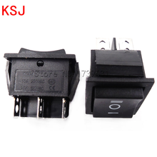 KCD4-201 25X31mm 6 Pin 3 Position 16A 250V 20A 125VAC ON-OFF-ON SPDT Black Big Rocker Switch 2024 - buy cheap