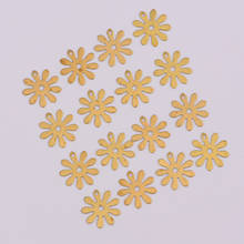 Colgante de hojas de flor de cobre de 20 piezas de 12MM, amuletos de flores de la suerte, joyería de copo de nieve de invierno, abalorio artesanal para la fabricación de pendientes 2024 - compra barato